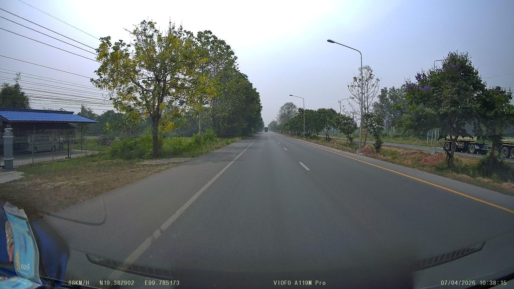 ภาพถนนตรงที่ Le Bungalow des Rizieres ตั้งอยู่ ถ่ายโดย ThailandCambodia พ.ศ. 2569 (2026) · A street-level view of where Le Bungalow des Rizieres stands, by ThailandCambodia in 2569 (2026)