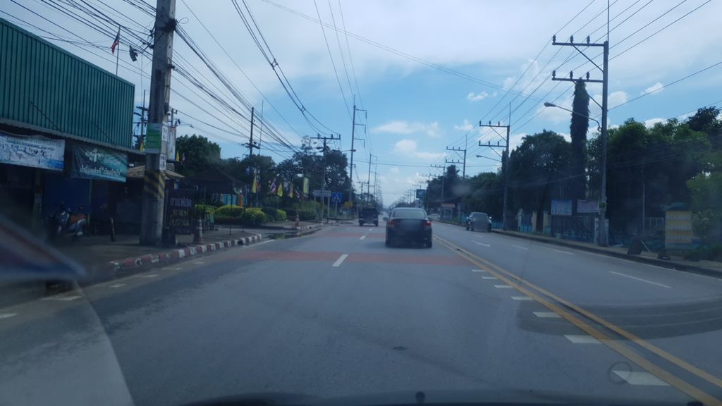 ภาพถนนตรงที่ กศน.ตำบลป่างิ้ว ตั้งอยู่ ถ่ายโดย silamanee พ.ศ. 2561 (2018) · A street-level view of where กศน.ตำบลป่างิ้ว · Kason.Tambon Pa Ngio stands, by silamanee in 2561 (2018)