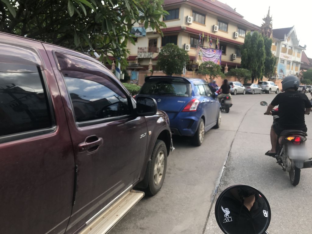ภาพถนนตรงที่ หอวัฒนธรรมนิทัศน์ ตั้งอยู่ ถ่ายโดย wiwattantib พ.ศ. 2561 (2018) · A street-level view of where หอวัฒนธรรมนิทัศน์ · Ho Watthanatham Ni That stands, by wiwattantib in 2561 (2018)