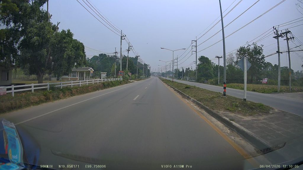 ภาพถนนตรงที่ น้ำเงี้ยว เจียงฮาย ตั้งอยู่ ถ่ายโดย ThailandCambodia พ.ศ. 2569 (2026) · A street-level view of where น้ำเงี้ยว เจียงฮาย · Nam Ngiao Chianghai stands, by ThailandCambodia in 2569 (2026)