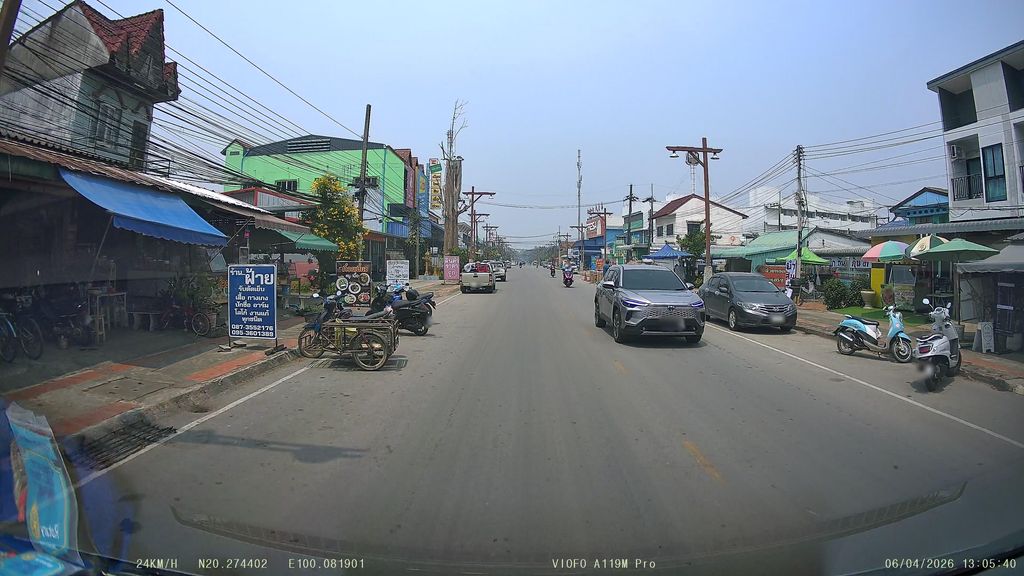 ภาพถนนตรงที่ ข้าวซอยน้ำคั่ว ตั้งอยู่ ถ่ายโดย ThailandCambodia พ.ศ. 2569 (2026) · A street-level view of where ข้าวซอยน้ำคั่ว · Khao Soi Nam Khua stands, by ThailandCambodia in 2569 (2026)