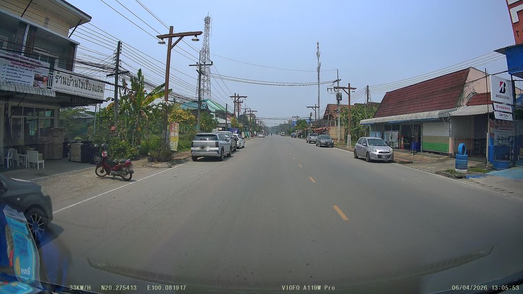 ภาพถนนตรงที่ CS Dental Clinic เชียงแสนคลินิกทันตกรรม ตั้งอยู่ ถ่ายโดย ThailandCambodia พ.ศ. 2569 (2026) · A street-level view of where CS Dental Clinic เชียงแสนคลินิกทันตกรรม stands, by ThailandCambodia in 2569 (2026)
