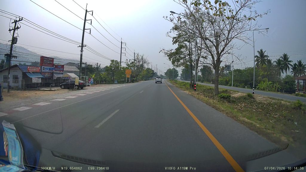 ภาพถนนตรงที่ เอ.พี.มินิมาร์ท ตั้งอยู่ ถ่ายโดย ThailandCambodia พ.ศ. 2569 (2026) · A street-level view of where เอ.พี.มินิมาร์ท · A.phi.Mini Mart stands, by ThailandCambodia in 2569 (2026)