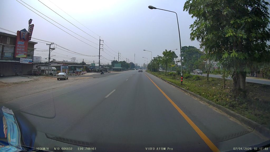 ภาพถนนตรงที่ OTOP Chiang Rai ตั้งอยู่ ถ่ายโดย ThailandCambodia พ.ศ. 2569 (2026) · A street-level view of where OTOP Chiang Rai stands, by ThailandCambodia in 2569 (2026)