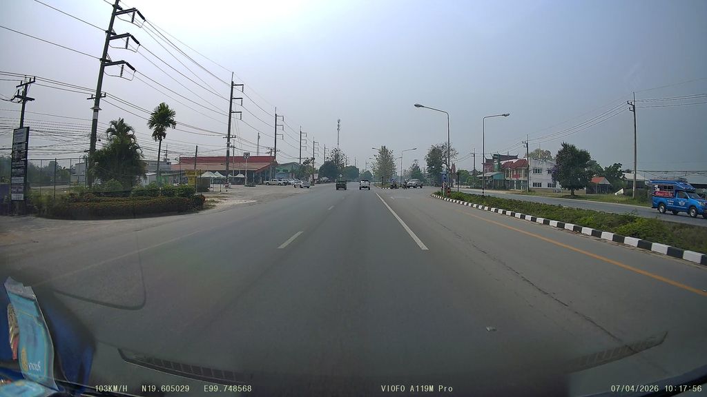 ภาพถนนตรงที่ ร้านเจริญเมืองมินิมาร์ท ตั้งอยู่ ถ่ายโดย ThailandCambodia พ.ศ. 2569 (2026) · A street-level view of where ร้านเจริญเมืองมินิมาร์ท · Ran Charoen Mueang Mini Mart stands, by ThailandCambodia in 2569 (2026)